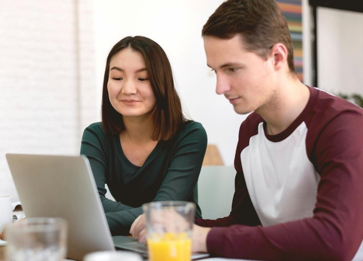 Interactive budget planning tools displayed on multiple devices